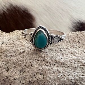 ❤️ Robin’s Egg Blue Mojave Kingman Turquoise Sterling Navajo Style Ring Sz 8.75